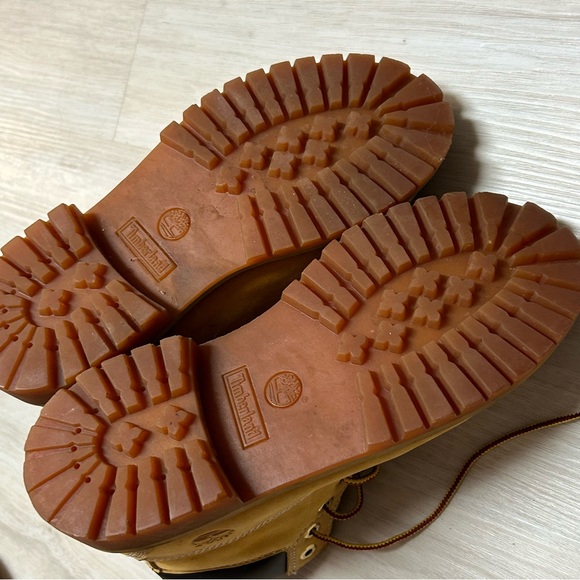 Timberland Boots‎ Size 3 Youth Boys 6 inch  Primaloft Waterproof Wheat Nubuck - Picture 10 of 10